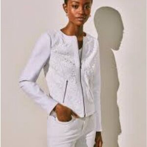 Elegant White Women's Jacket